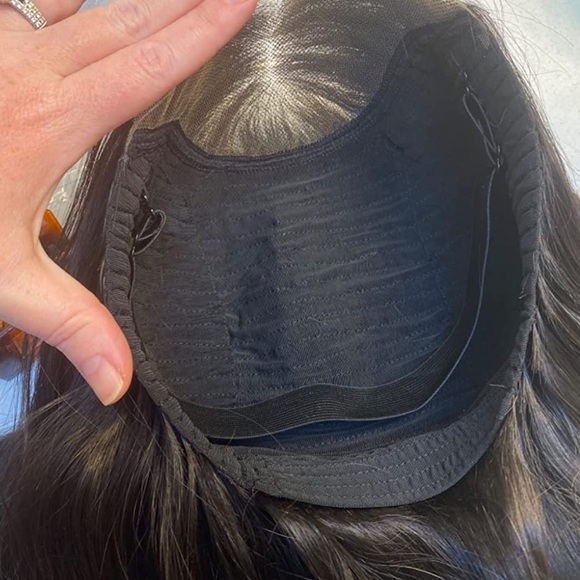 - 24” Straight HD LACE BRAZILIAN HUMAN HAIR PRE CUT LACE Glue less Wear and go - Picture 17 of 17